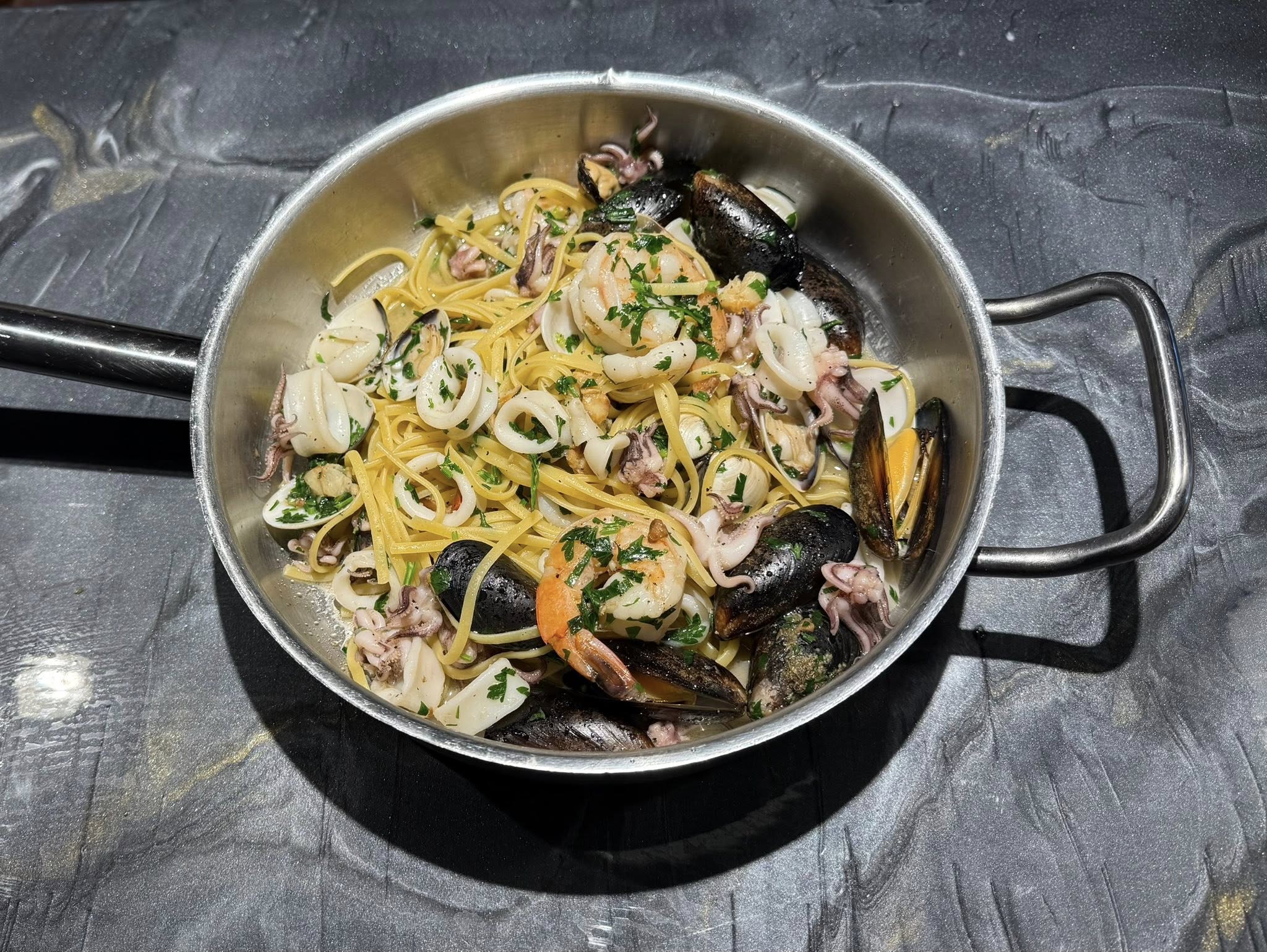 Linguine Di Mare Al Cartoccio